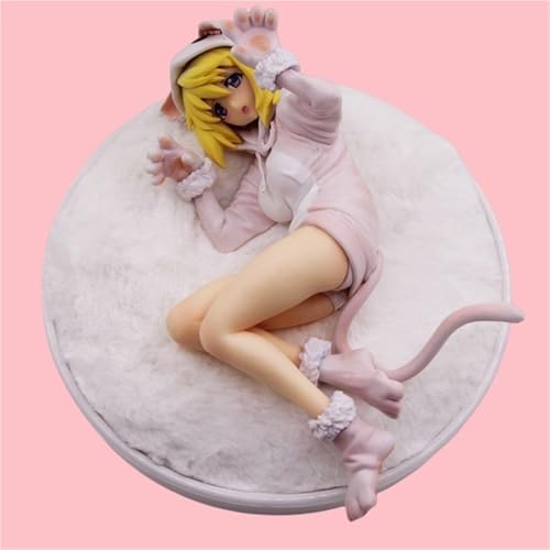 JWQWBRNL Ecchi-Figur, Hentai-Figur, NSFW, Anime-Mädchen-Figur, süße Puppe, Dekor, Modell, Cartoon, Anime-Mädchen-Sammlung, 21 cm(White) von JWQWBRNL