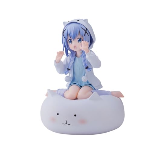 JWQWBRNL Kafuu Chino & Asaki Actionfigur/ECCHI Figur/Anime Figur/bemaltes Charaktermodell/Spielzeugmodell/PVC/Anime Sammlerstück(Kafuu Chino) von JWQWBRNL