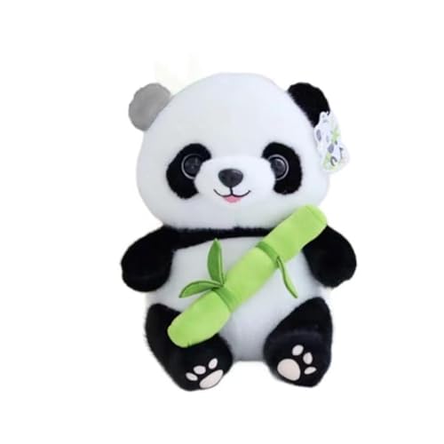 JXADVOK Panda Kuscheltier, Panda Plüschtier, Panda Plush Toy, Panda Plüschtier Dekokissen, weiche Panda Häute in Bambus Tasche Spielzeug,Panda Spielzeug Geschenk für Frauen, Kinder, Jungen, Mädchen von JXADVOK