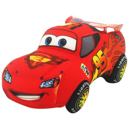 JXBBAAC MccQueen Plüschtiere 17cm Cars Kuscheltier Anime Auto Plüschfigur Rennsport Plüschfiguren Auto Plush Toy Flauschiges Stofftier Cars Plüsch Figur Geschenk für Kinder von JXBBAAC