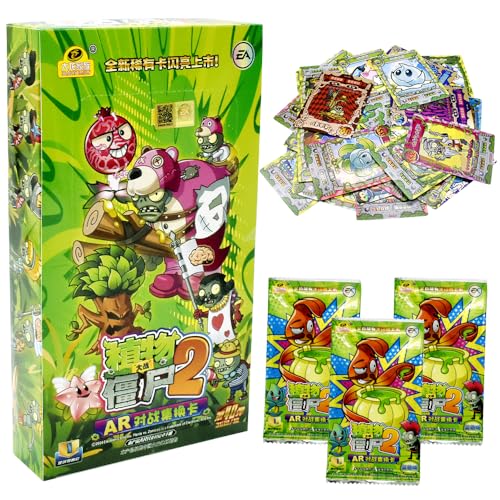Plants vs Zombies Anime Cards, 216 Pieces Anime Trading Cards Set Cartoon Trading Cards Card Game Booster Pack Solitaire Card Box Birthday Gift for Anime Enthusiasts Plants vs Zombies Anime Cards, 216 Pieces Anime Trading Cards Set Cartoon Trading Cards Card Game Booster Pack Solitaire Card Box Birthday Gift for Anime Enthusiasts von JXBBAAC