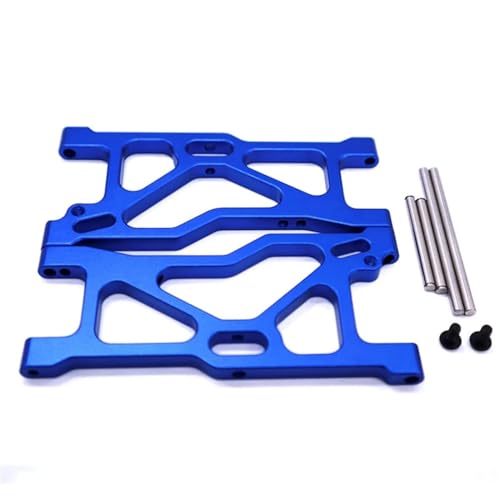 JYARZ 2 Stück Metall vorne unten Querlenker 10909, for VRX Racing RH1043 RH1045 RH1045SC RH817 RH818 RC Car Upgrade Teile (Color : Blue) von JYARZ