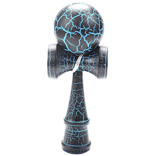 JYCCH Spielzeug Aussen Sports Kendama Spielzeug Ball Kinder und Erwachsene Aussen Ball Sportarten Riss Buchen Buntes Design Schwarz und Blau JYCCH Spielzeug Aussen Sports Kendama Spielzeug Ball Kinder und Erwachsene Aussen Ball Sportarten Riss Buchen Buntes Design Schwarz und Blau von JYCCH