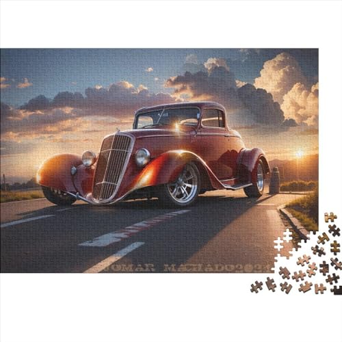 1000-teiliges Puzzle, Supercar, für Erwachsene und Kinder, Holzpuzzle, Lernspielzeug, 1000 Teile (75 x 50 cm) von JYJLRJ