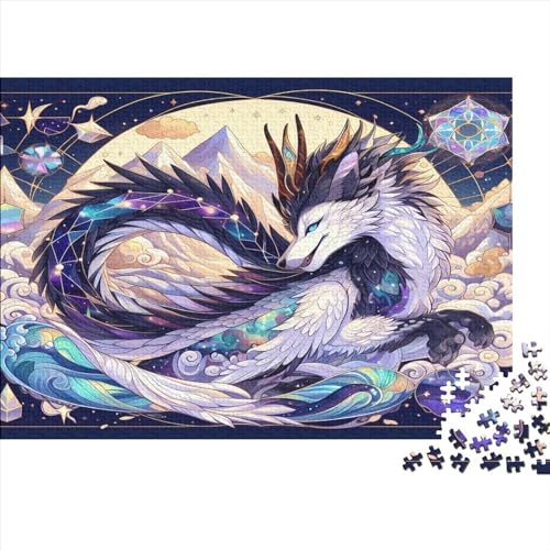 Chimera Serpent Puzzle 1000 Teile für Erwachsene Puzzle Lernspiele 1000 Teile (75x50cm) von JYJLRJ