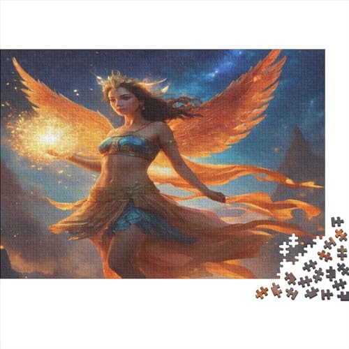 Creative Angel Gift Holzpuzzle mit 300 Teilen für Erwachsene, rechteckiges Puzzle, Gehirnübungs-Herausforderungsspiel, 300 Teile (40 x 28 cm) von JYJLRJ