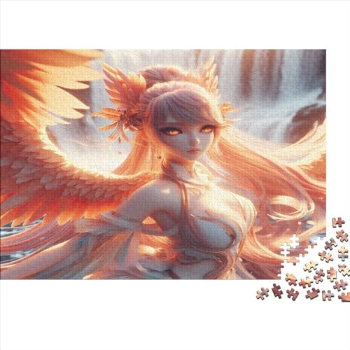 Creative Angel Gift Holzpuzzle mit 500 Teilen für Erwachsene, rechteckiges Puzzle, Gehirnübungs-Herausforderungsspiel, 500 Teile (52 x 38 cm) von JYJLRJ