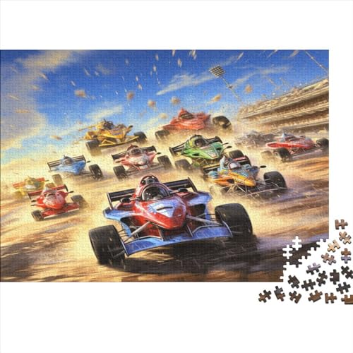 F1 Racing Puzzles 1000 Teile für Erwachsene Puzzle Lernspiele 1000 Teile (75x50cm) von JYJLRJ