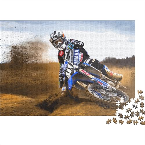 Mountainbike-Puzzles, 1000 Teile, kreatives rechteckiges großes Familienpuzzlespiel, Kunstwerk für Erwachsene, 1000 Teile (75 x 50 cm) von JYJLRJ