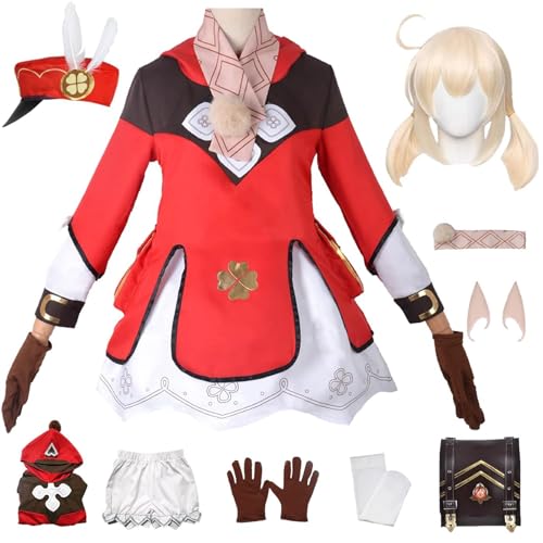 JYMTYCWG Clover Costume Women's Cosplay Outfit Uniform Set Anime Game Dress Up Suit Role Play for Carnival Fancy Dress Christmas Party Halloween for Anime Fans von JYMTYCWG