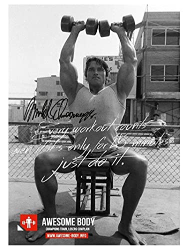 JYSHC 1000 Stück Puzzle Arnold Schwarzenegger Bodybuilding Motivational Poster Erwachsene Kinder Holzspielzeug Lernspiel Fd75Kq von JYSHC