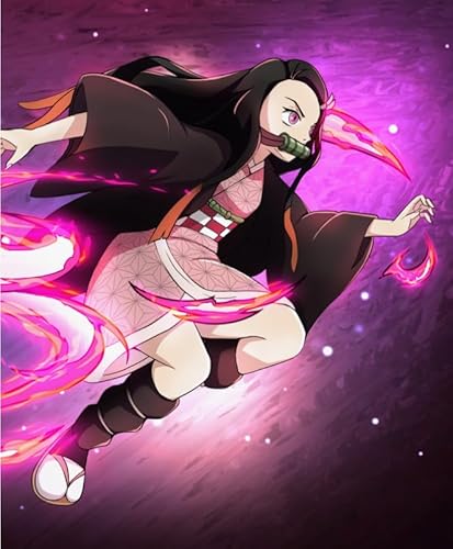 JYSHC 1000 Teile Holzpuzzle - Anime Kimetsu No Yaiba Puzzle - Erwachsene Familie Puzzle Challenge Spiel Zq303Kw von JYSHC