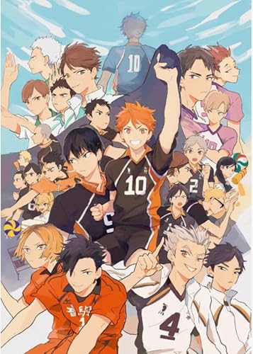 JYSHC 1000 Teile Holzpuzzle - Japanisches Anime Haikyuu! Puzzle - Familienpuzzle-Herausforderungsspiel Für Erwachsene Zq386Kw von JYSHC