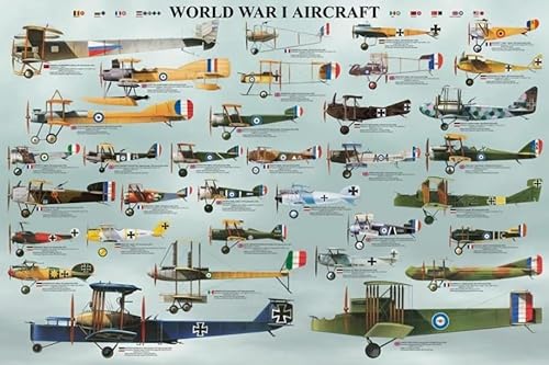 JYSHC Aircraft Illustrations Poster 1000 Stück Holzpuzzle für Erwachsene Spiele Lernspielzeug Kx141Zt von JYSHC