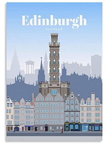 JYSHC Edinburgh Retro Reise Poster Holz Puzzle 1000 Teile Erwachsene Spielzeug Dekompressionsspiel Zf172Ds von JYSHC