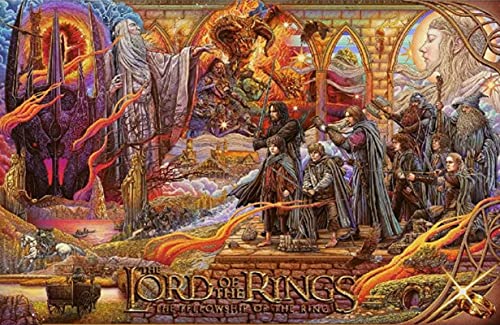 JYSHC Holzpuzzle 1000 Stück Der Herr Der Ringe Film Puzzles Lernspielzeug Für Erwachsene Geburtstagsgeschenk Fr43Py von JYSHC