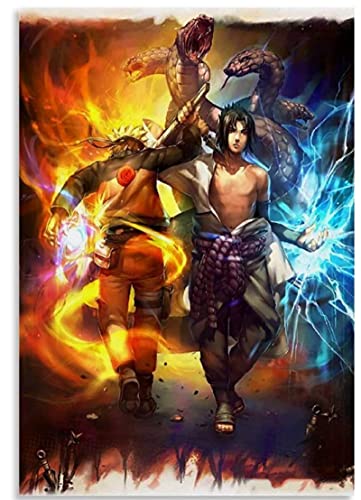 JYSHC Puzzle 1000 Teile Anime Chidori Sasuke Und Rinnegan Poster Holz Kinderspielzeug Dekompressionsspiel Gt514Kp von JYSHC