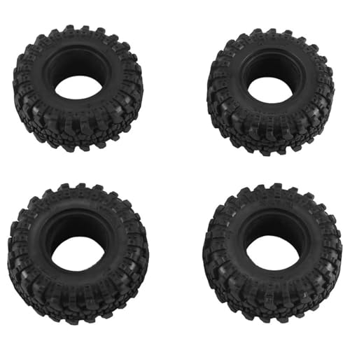 JYYTERD Kompatibel Mit Axial Für SCX24 Für Bronco Für Gladiator 1/24 RC Crawler Auto 4PCS 56Mm 1,0 Zoll Rad Reifen Weichen Schlamm Für Gelände Reifen RC Auto Reifen von JYYTERD