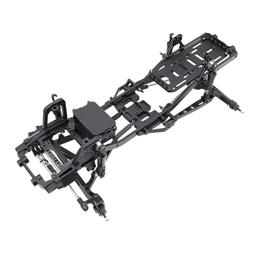 JYYTERD RC Auto Upgrade-Teile Kompatibel Mit Axial Für SCX10 I II III Für TRX4 Für Capra Suspension Conversion Für Chassis Kit 1/10 RC Crawler Upgrade Ersatzteile(Black) von JYYTERD