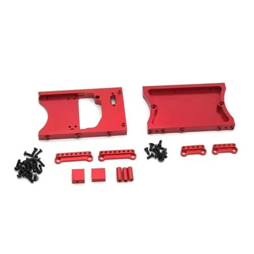 JYYTERD RC Auto Upgrade-Teile Kompatibel Mit MN D90 D91 D96 Für MN98 99S Metall-Upgrade-Teile Für Ferngesteuertes Fahrzeug-Rücklicht Der Lenkgetriebekabine(Red) von JYYTERD