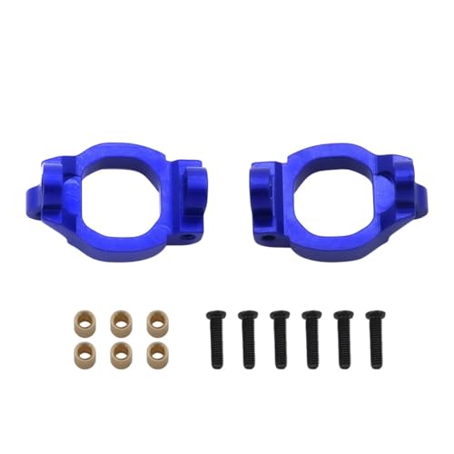 JYYTERD RC Auto Zubehör Für Buggy Für Remo Für Hobby Für Smax 1631 1635 1651 1655 1/16 RC Auto Metall Upgrade Teile Für Schaukel Arm Achse Montieren C Basis Lenkung Gruppe Tasse(Blue,Base C) von JYYTERD