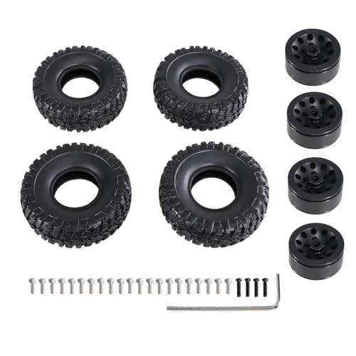 JYYTERD RC Auto Zubehör Für MN 1/12 Für MN82 LC79 Für MN78 D90 D91 D96 99S 99SV2 Für WPL 1/16 C14 C24 C34 C44 B14 B16 B36 Rc Auto Clip Typ Reifen Weiche Reifen Haut Teile(Black) von JYYTERD