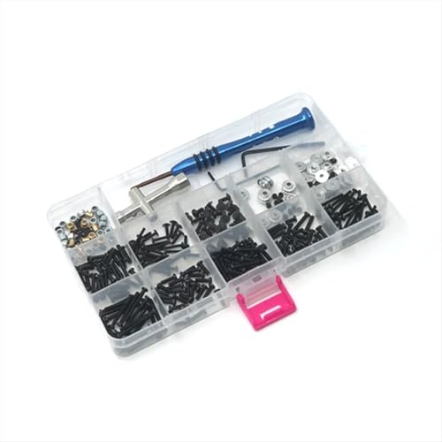 JYYTERD RC Auto Zubehör Für WPL Für C14 C24 C34 B1 B14 B24 B16 B36 Für MN D90 Für MN99S Metall Schrauben Verschluss Kit Reparatur Werkzeuge RC Auto Ersatzteil Upgrade Zubehör von JYYTERD