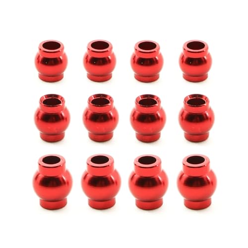 JYYTERD RC Teile Für Arrma Für Granite Für Grom 1/18 RC Auto Komplette 16 Stücke Aluminium Legierung Pivot Ball Kopf Set Upgrade Teile Zubehör von JYYTERD