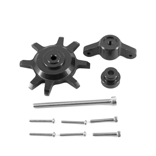 JYYTERD RC Teile Für Axial Für Scx10 Rc Auto 1,9 & 2,2 Zoll Felge Reifen Reparatur Werkzeuge Drücken Reifen Entferner Reifen Klemme Metall Upgrade Teile Zubehör(Black) von JYYTERD