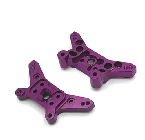 JYYTERD RC Teile Für MJX 14210 14209 Metall Shock Tower Board Shock Halterung Montieren 1/14 Ersatz RC Auto Zubehör Modifikation RC Auto Upgrade Teile(Purple) von JYYTERD