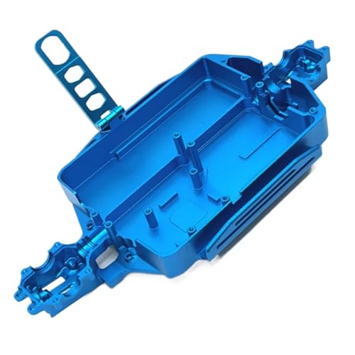 JYYTERD RC Teile Für Mjx Für Model Für H16 M162 16207 16208 16209 16210 1/16 RC Auto Teile Zubehör Metall Verbesserte Für Chassis Zubehör(Blue) von JYYTERD