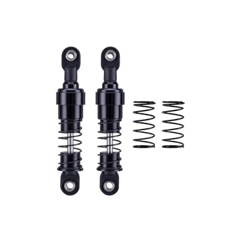 JYYTERD RC Teile Für SCX10 Für TRX4 Für Gamde R1 Für Comp Für LCG Für Cheater Für Rigs Big Bore Schocks 75/85/95/105/115mm Öl Dämpfer 1/10 RC Crawler Baut DIY Auto Teile(Black,75mm) von JYYTERD