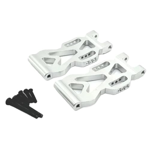 JYYTERD RC Teile Für Scy 16101 16102 16103 16104 16106 16201 Für Jjrc Q117 1/16 RC Fernbedienung Auto Teile Metall Hinten Unten Für Schaukel Arm Zubehör(Silver) von JYYTERD