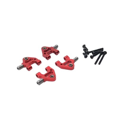 JYYTERD RC Teile Für WLtoys Für K969 K979 K989 K999 P929 P939 284131 1/28 RC Auto Upgrades Teile Zubehör Metall Upgrade Unteren Für Schaukel Arm(Red) von JYYTERD