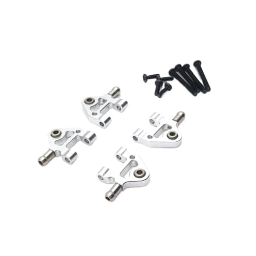 JYYTERD RC Teile Für WLtoys Für K969 K979 K989 K999 P929 P939 284131 1/28 RC Auto Upgrades Teile Zubehör Metall Upgrade Unteren Für Schaukel Arm(Silver) von JYYTERD