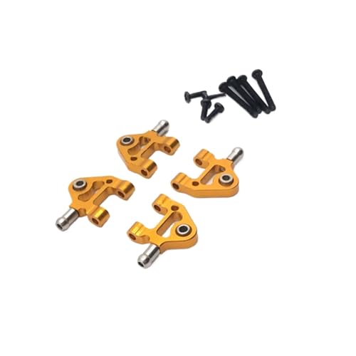 JYYTERD RC Teile Für WLtoys Für K969 K979 K989 K999 P929 P939 284131 1/28 RC Auto Upgrades Teile Zubehör Metall Upgrade Unteren Für Schaukel Arm(Yellow) von JYYTERD