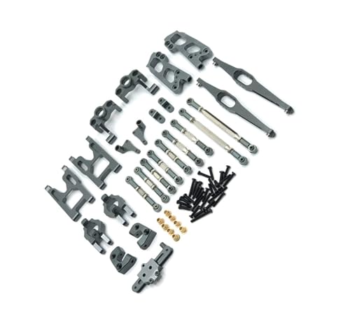 JYYTERD RC Teile Für Wltoys 1/12 12428-ABC 12423 12427 12428 FY-01 02 03 Für Flyover RC Autozubehör Metall Upgrade Set Upgrades Teile Änderung(Gray) von JYYTERD