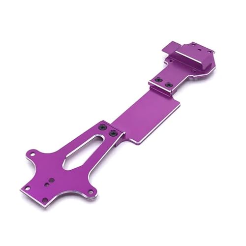 JYYTERD RC Teile Für Wltoys 144001 144002 144010 1/14 Ersatz Metall Zweite Boden Bord Platte RC Auto Upgrades Teile Dekoration Zubehör(Purple,Size 1) von JYYTERD