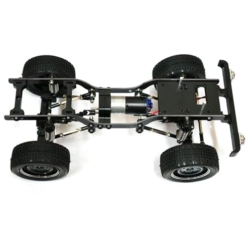 RC Teile Kompatibel Mit MN D90 1/12 RC Auto Upgrade Teil Ersatz Zubehör 1 Stück Aluminiumlegierung Autorahmen Stark Für Fahrgestellrahmen(Black) von JYYTERD