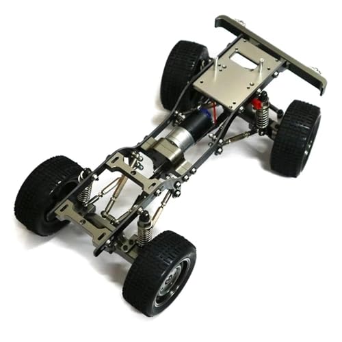 JYYTERD RC Teile Kompatibel Mit MN D90 1/12 RC Auto Upgrade Teil Ersatz Zubehör 1 Stück Aluminiumlegierung Autorahmen Stark Für Fahrgestellrahmen(Gray) von JYYTERD