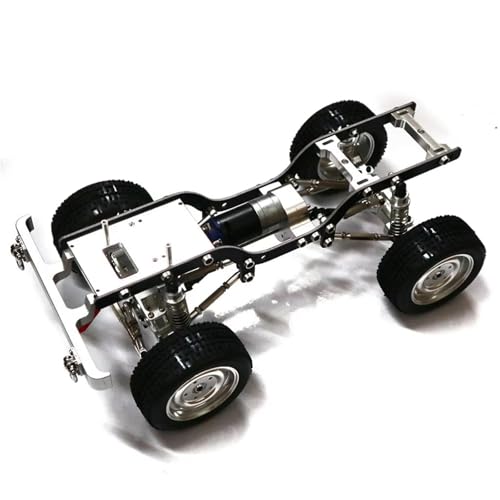 JYYTERD RC Teile Kompatibel Mit MN D90 1/12 RC Auto Upgrade Teil Ersatz Zubehör 1 Stück Aluminiumlegierung Autorahmen Stark Für Fahrgestellrahmen(Silver) von JYYTERD