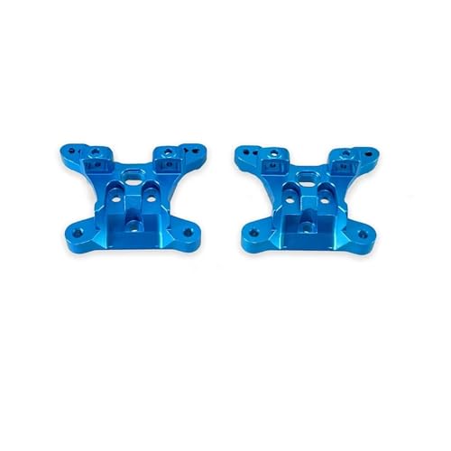 RC Teile Kompatibel Mit SCY 16101 16102 16103 16106 16201 PRO High Für Speed ​​1/16 RC Car Metallbeschläge Vorne Und Hinten Stoßdämpferhalterungen(Blue) von JYYTERD