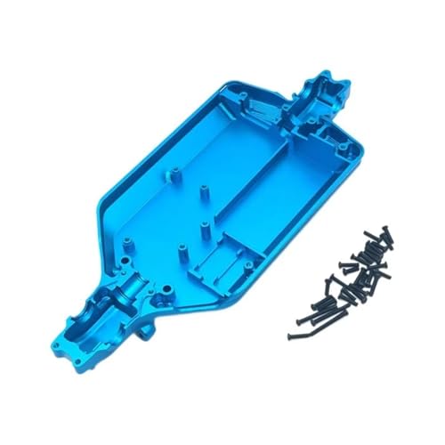 JYYTERD RC Teile Kompatibel Mit SCY 16101 16102 16103 16201 Für JJRC C8805 Q130A Q130B Q141 1/16 RC Auto Upgrade Teile Metall Körper Für Chassis(Blue) von JYYTERD