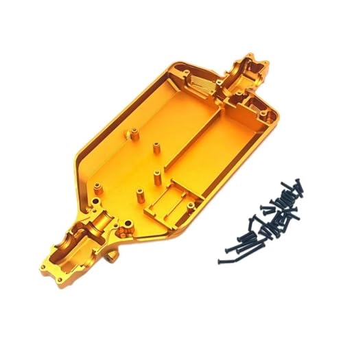 RC Teile Kompatibel Mit SCY 16101 16102 16103 16201 Für JJRC C8805 Q130A Q130B Q141 1/16 RC Auto Upgrade Teile Metall Körper Für Chassis(Yellow) von JYYTERD