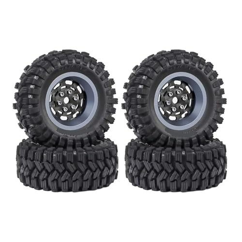 RC Teile Kompatibel Mit TRX4M Für SCX24 AX24 Für FCX24 4 Stücke 62mm 1,2 "Carbon Faser Beadlock Rad Reifen Set Für 1/18 1/24 RC Crawler Auto Teile(W) von JYYTERD