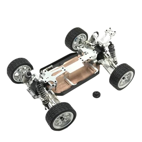 RC Teile Kompatibel Mit Wltoys 144001 1/14 RC Autoteil Zubehör 1 Stück Präzisionsautorahmen Aus Aluminiumlegierung Für Chassisrahmen(Silver) von JYYTERD