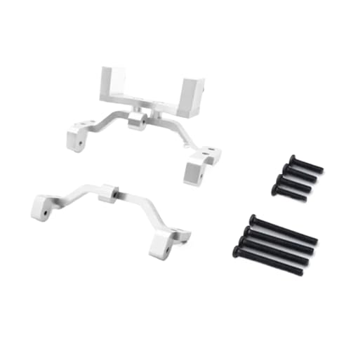 JYYTERD RC Upgrade Zubehör Für MN Für D90 MN99S MN45 Metall Zugstange Halterung Für Seat Und Servo Halterung RC Auto Upgrade Teile(Silver) von JYYTERD