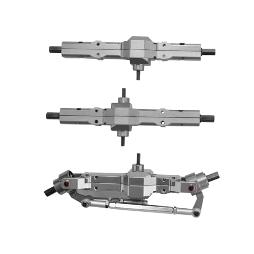 JYYTERD RC Vorder Hinter Achse Kompatibel Mit WPL B16 B36 FY004 Metall Vorne Mitte Hinten Brücke Achse 1/16 RC Auto LKW Upgrade Teile Zubehör von JYYTERD