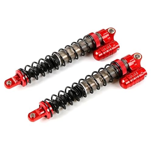 JYYTERD RC-Zubehör Für HPI Für Rofun Für BAHA Für KM Für Rovan Für Baja 5T 5B 5Sc 1/5 RC-Tuningteile 8MM Stoßdämpfer Vorne Modifizierte Teile(Red) von JYYTERD