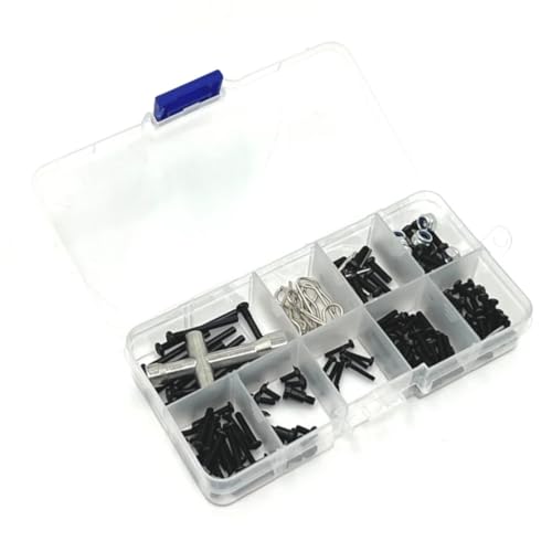 JYYTERD RC-Zubehör Für SCY 16101 16102 16103 16104 16106 16201 Q130A Q130B Q141 RC Auto Metall Schrauben Verschluss Kit Reparatur Werkzeuge 1/16 RC von JYYTERD